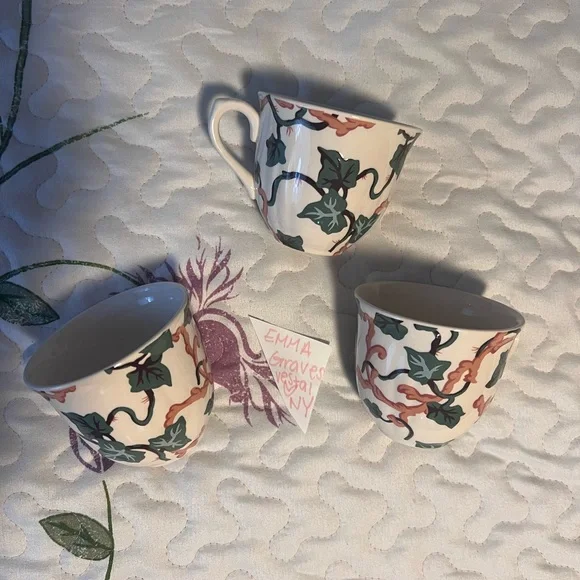 6 plates, 3 tea cups! Tiffany and Co, “Tiffany ivy” - Picture 4 of 6